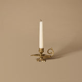 Ornate Brass Chamber Candleholder