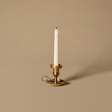 1950s Brass Chamberstick Candleholder