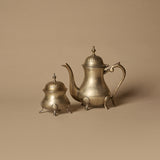 Decorative Footed Teapot & Sugar Bowl Duo
