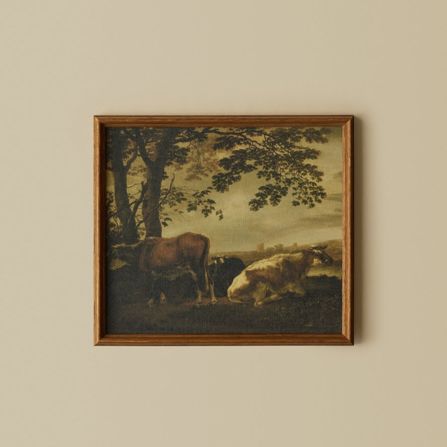 Les Vaches (13" X 12" )