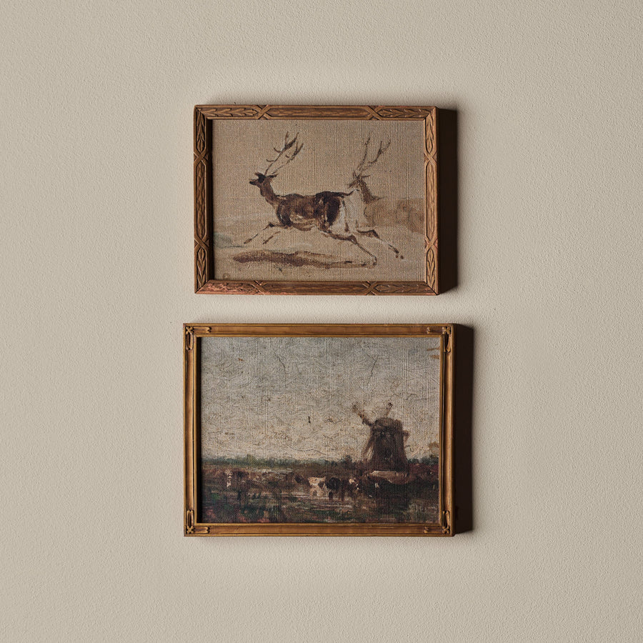 Duo minis Grâce sauvage & Vaches au vent