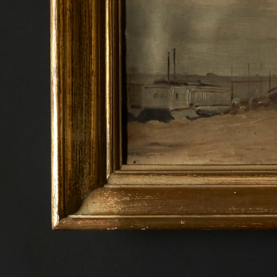 Pièce d'art Ernest Chateignon (1809) et cadre
