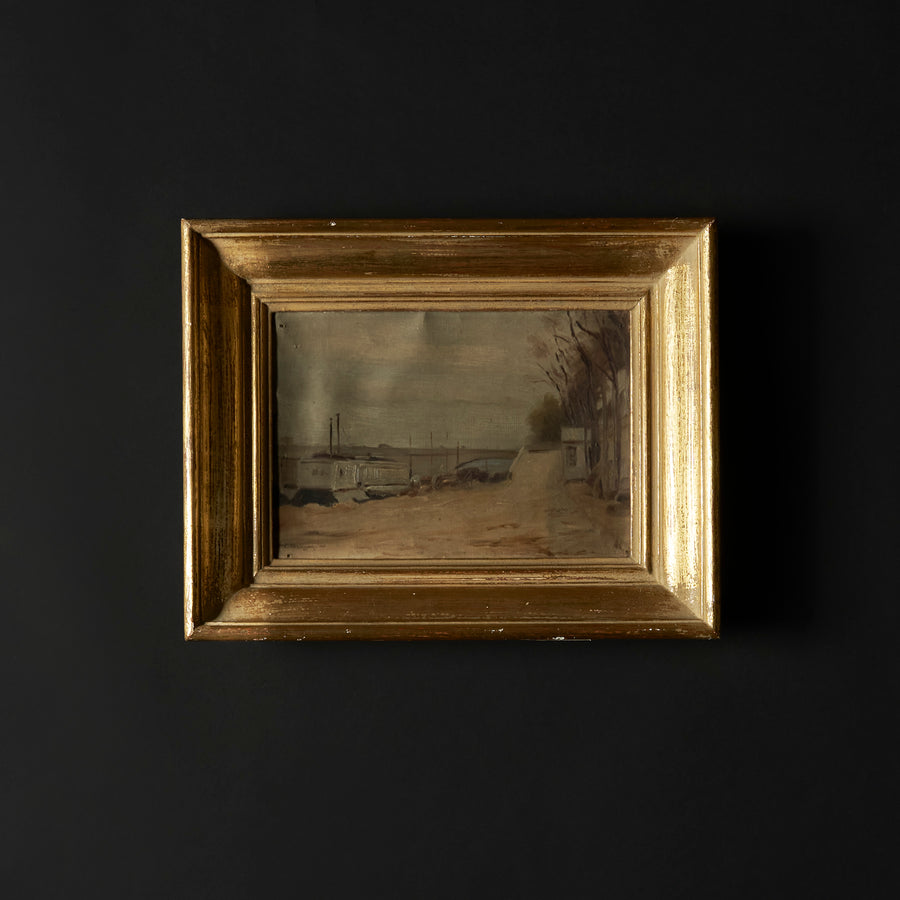 Pièce d'art Ernest Chateignon (1809) et cadre