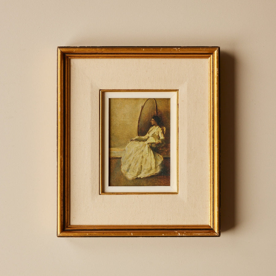 La Dame en Blanc (12" X 14")
