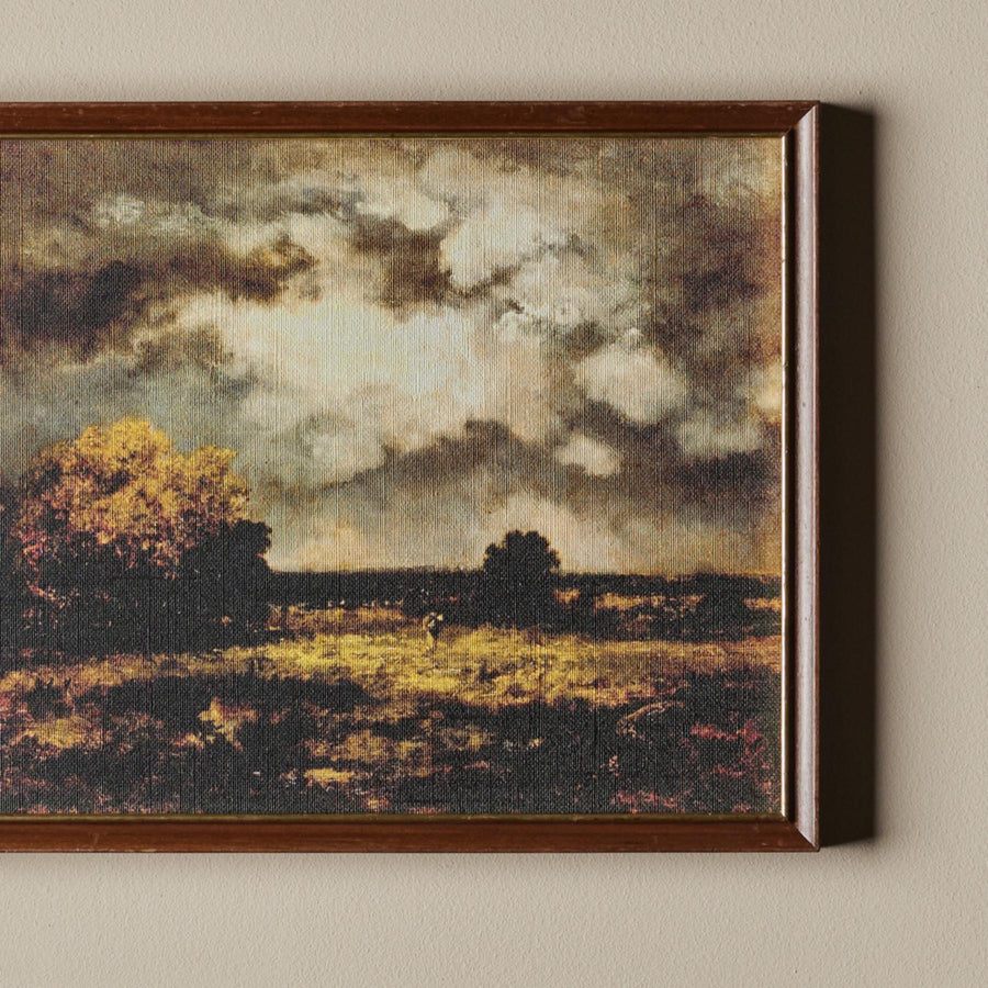 Paysage orageux (13" x 11")