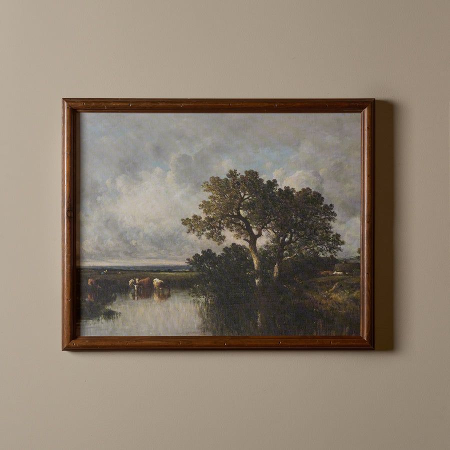 L'Arrière-cour (30" x 24")