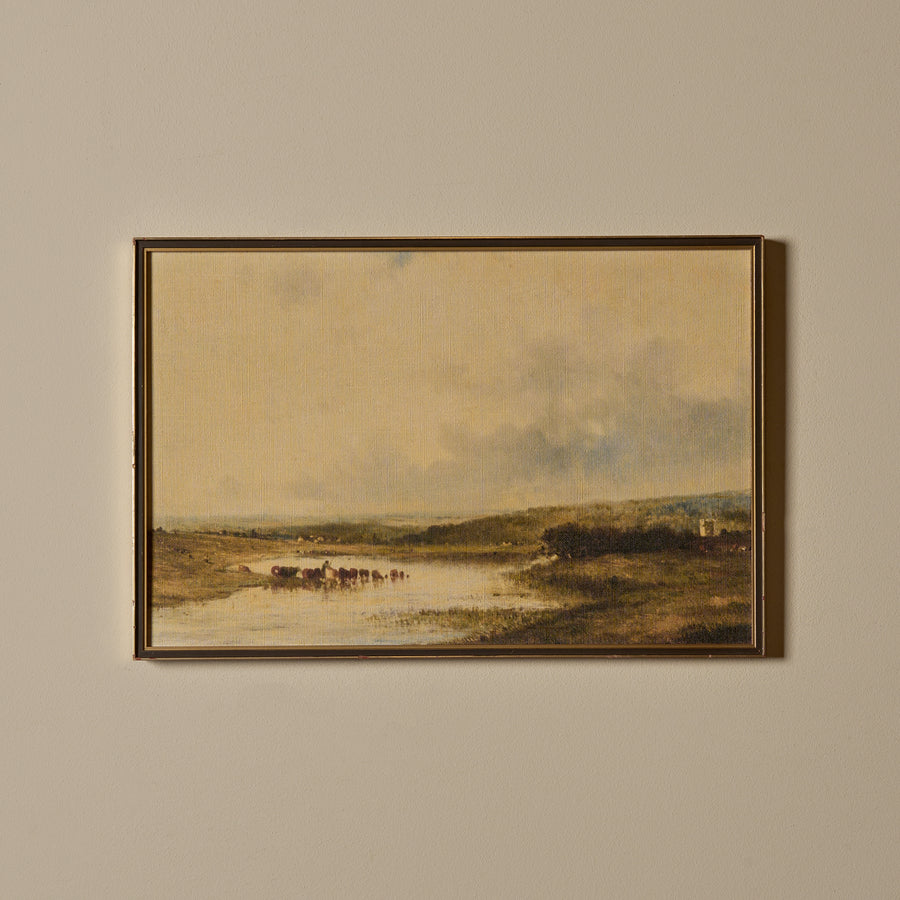 Scène tranquille (18" x 12")