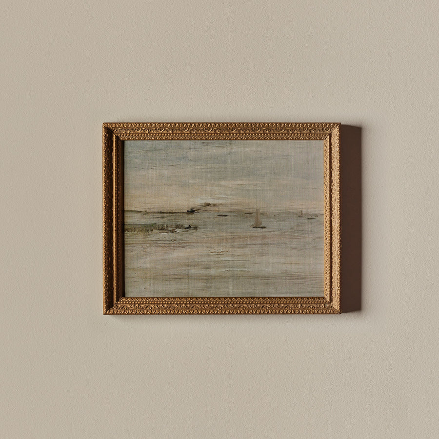 La mer blanche (16" x 13")