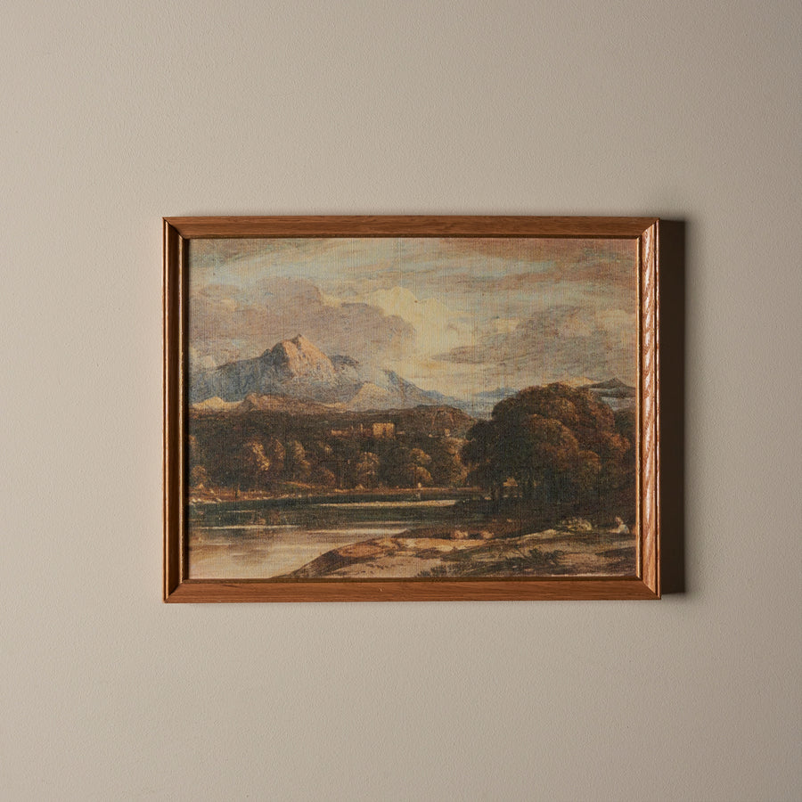 Lac et cimes (17" x 13")