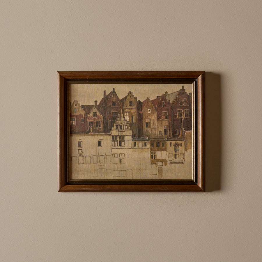 Les maisons d'Antwerp (16" x 13")