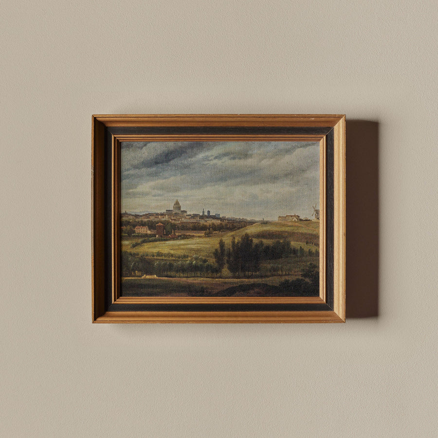 La frontière (17" x 14")