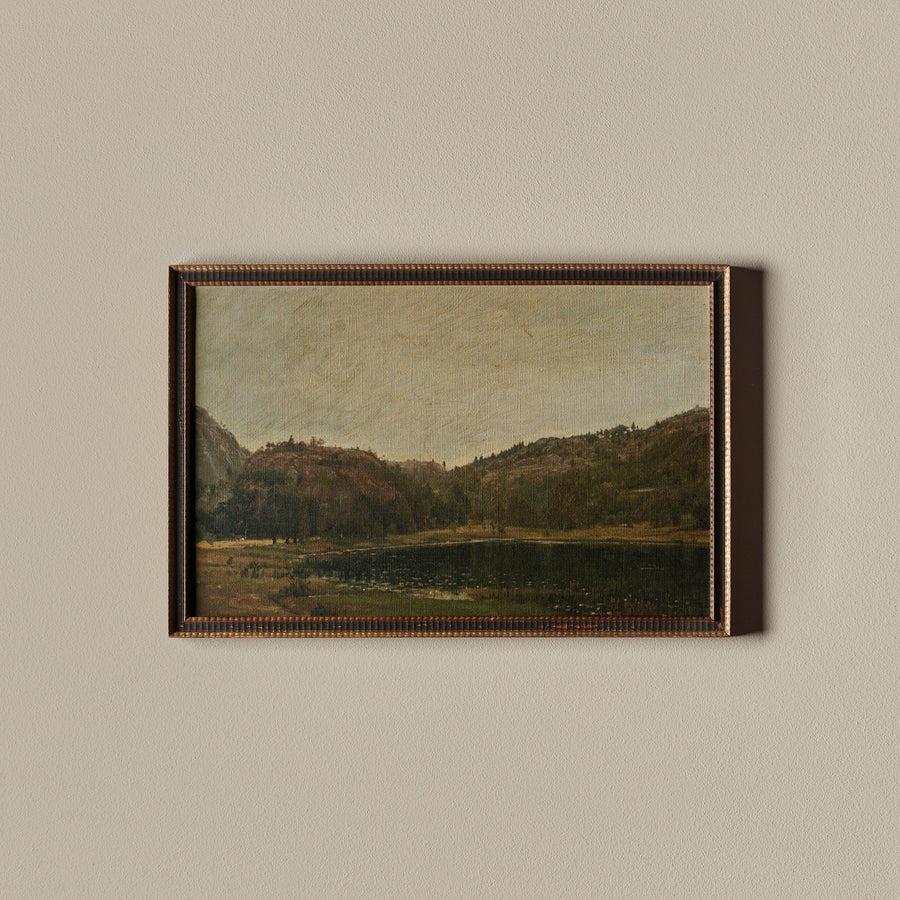 Le lac (21" x 14")