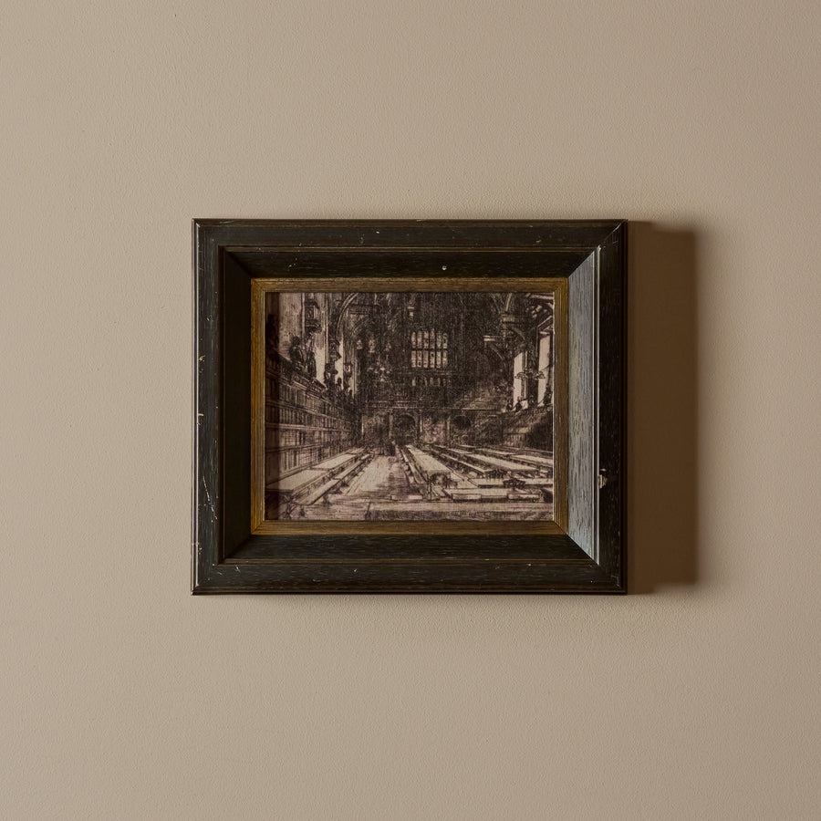 La bibliothèque (15" x 13")