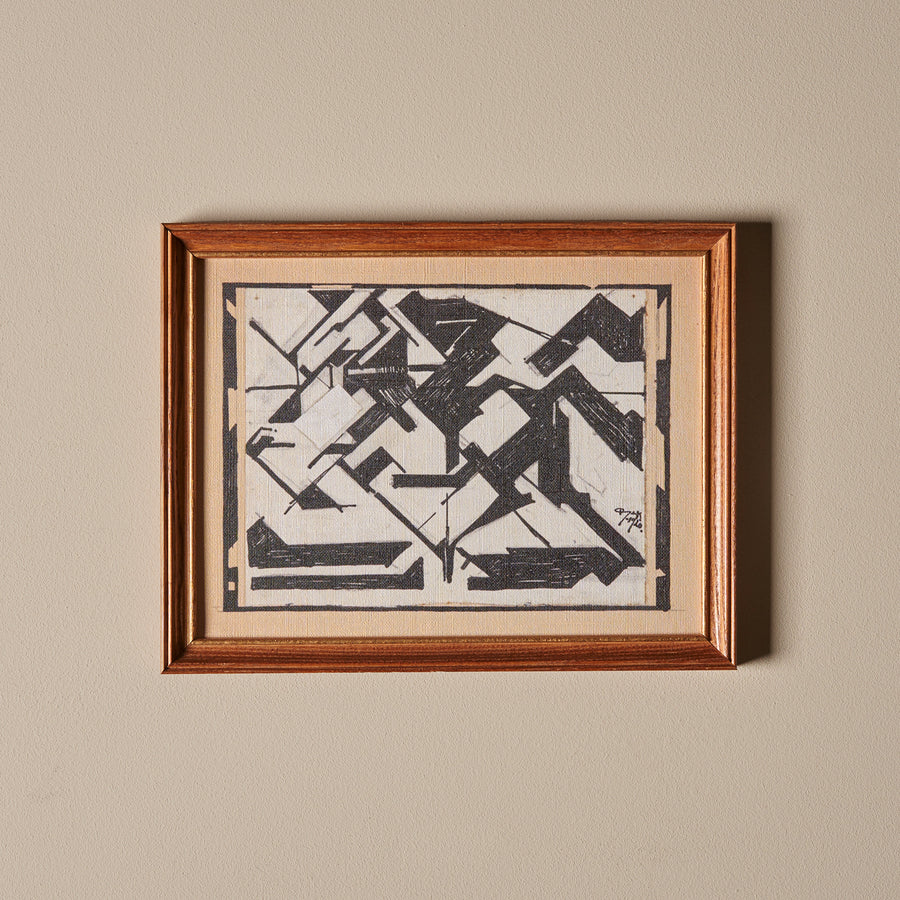 Noir & blanc II (13" x 10")