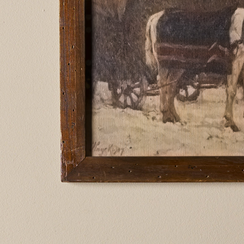 Chevaux hivernaux (17" x 13")