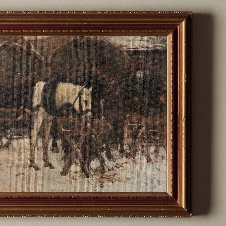 Chevaux Hivernaux (18" X 13")