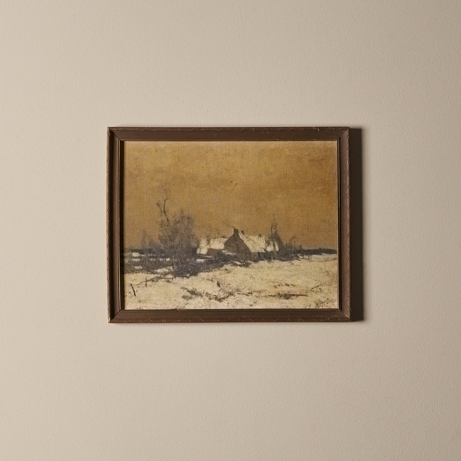 Hiver ocre (16" x 13")