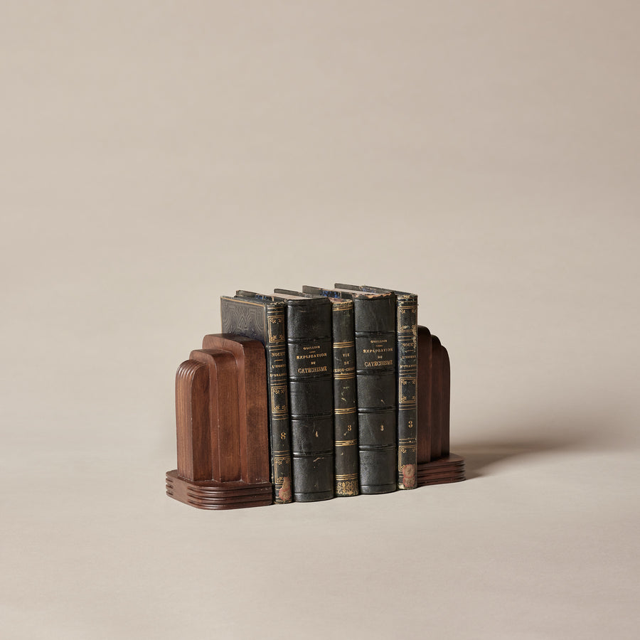 Serre-livres Art Déco et livres anciens