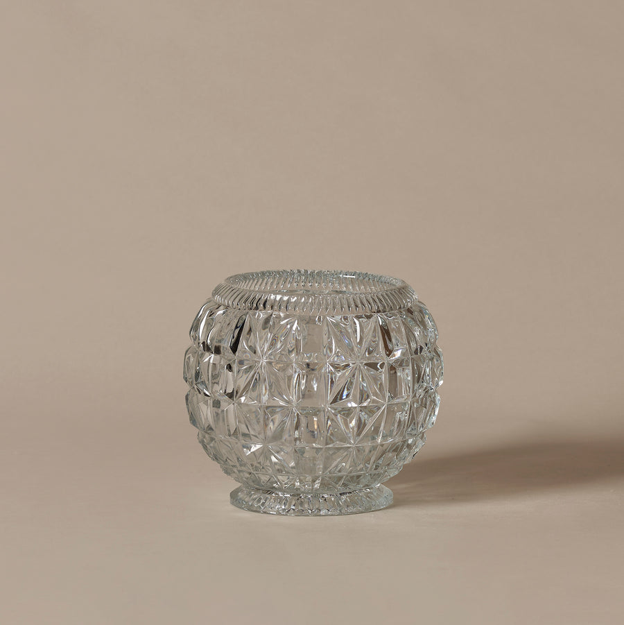 Vase rond en verre Boho