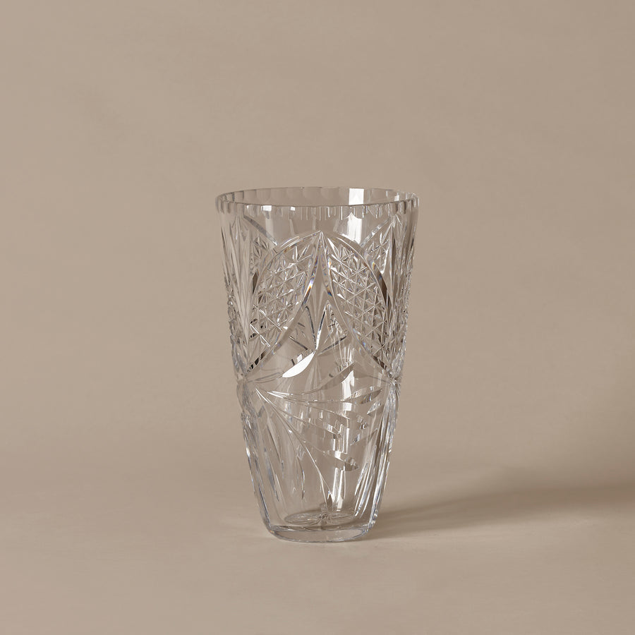 Vase en cristal Boho des années 1960