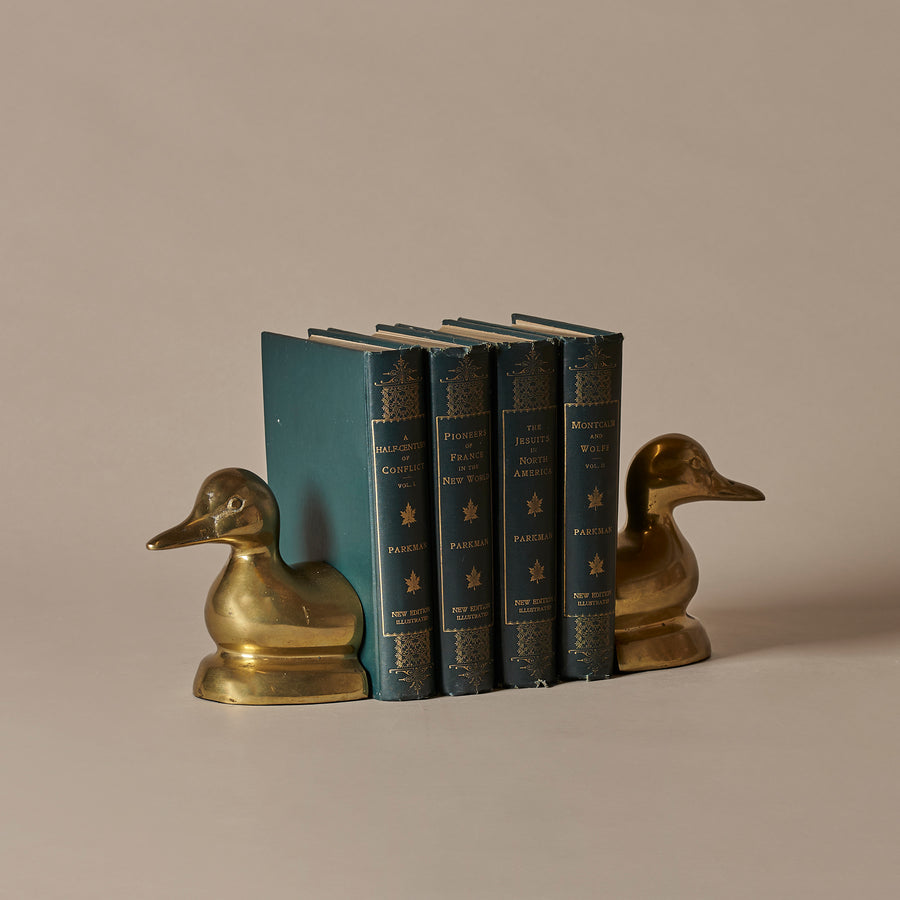 Serre-livres canards & livres anciens