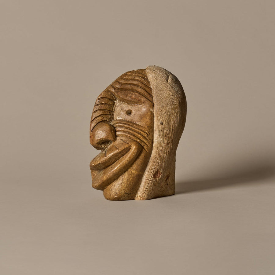 Sculpture iroquoise signée Cleveland Sandy