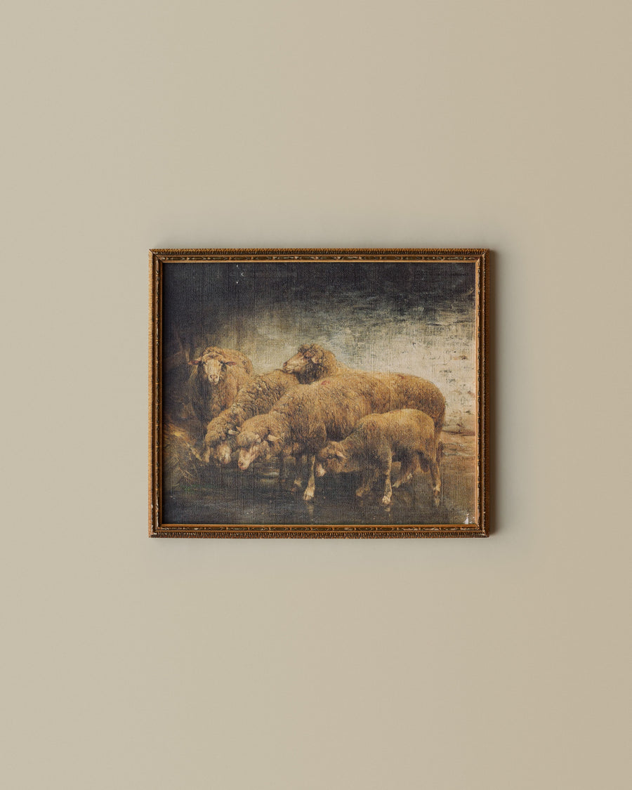 Les Moutons (13" X 11")